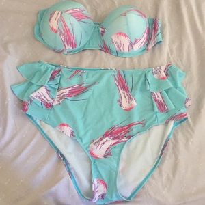 NWOT. Plus size 2 piece swim suit